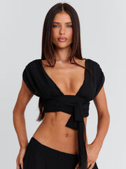 Haillie-Top-Black