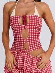 Lorena-Mini-Dress-Red-Gingham
