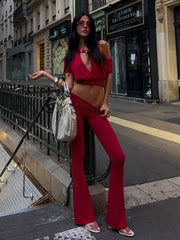 Janiya-Pants-Red