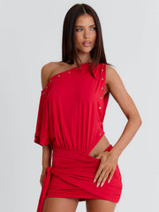 Othellio-Mini-Dress-Red