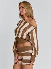 Sundaze-Top-Brown-Beige-Stripe