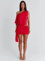 Othellio-Mini-Dress-Red