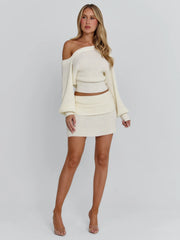 Orena-Mini-Skirt-Ivory