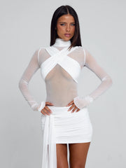 Olyra-Mini-Dress-White