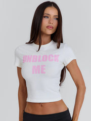 Unblock-Me-Baby-Tee-White