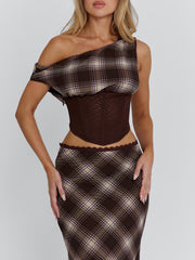 Narelle-Top-Brown-Check