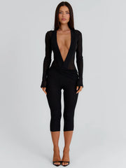 Giovana-Capri-Jumpsuit-Black