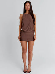 Magi-Mini-Dress-Brown