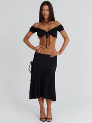 Arrielle-Midi-Skirt-Black
