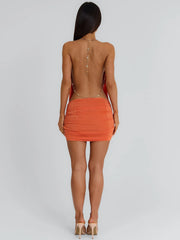 Kloey-Mini-Dress-Orange