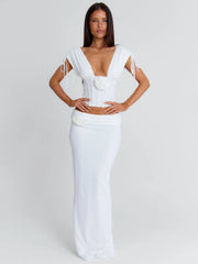 Zurai-Maxi-Skirt-White