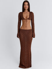 Siera-Maxi-Skirt-Bronze