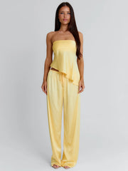 Clovelly-Satin-Top-Yellow