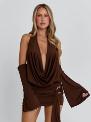 Celina-Mini-Dress-Chocolate