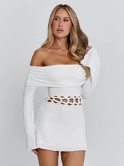 Sylvaine-Mini-Dress-White
