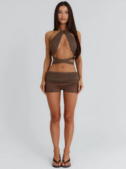 Nevvaeh-Shorts-Brown
