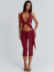 Eugenia-Capri-Jumpsuit-Burgundy