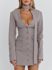 Rehnee-Blazer-Grey-Pinstripe