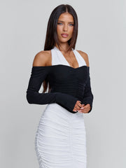 Tahiti-Maxi-Dress-White-Black