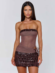 Lyla-Mini-Dress-Chocolate