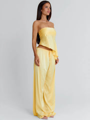 Clovelly-Satin-Pants-Yellow