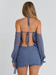 Annabel-Mini-Dress-Steel