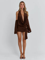Celina-Mini-Dress-Chocolate
