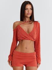 Briela-Shorts-Rust