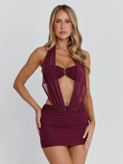 Kariel-Mini-Dress-Purple
