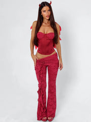 Summei-Pant-Burgundy