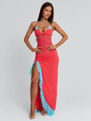 Miranda-Maxi-Dress-Coral-And-Blue