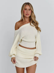 Orena-Mini-Skirt-Ivory
