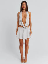 Esthae-Mini-Dress-Grey-Stripe