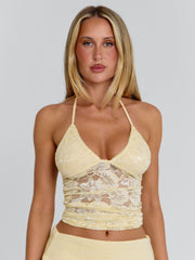 Trixi-Mini-Skirt-Yellow