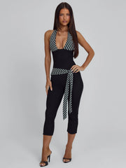 Malani-Capri-Jumpsuit-Black-Stripe