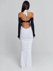 Tahiti-Maxi-Dress-White-Black
