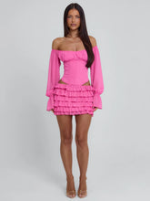 Ayani-Mini-Dress-Hot-Pink