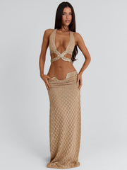 Josephene-Maxi-Skirt-Gold