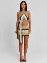 Oslo-Mini-Skirt-Green-Stripe