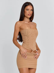 Liliana-Mini-Dress-Tan