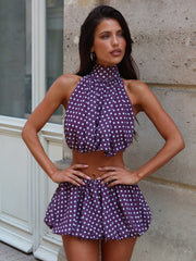 Anahi-Mini-Skirt-Mauve-Polka-Dot