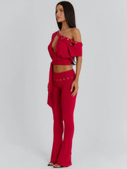 Janiya-Pants-Red