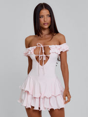 Lorraine-Mini-Dress-Pink