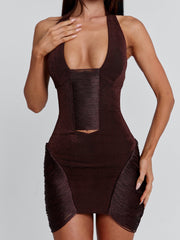 Zephyria-Mini-Dress-Chocolate
