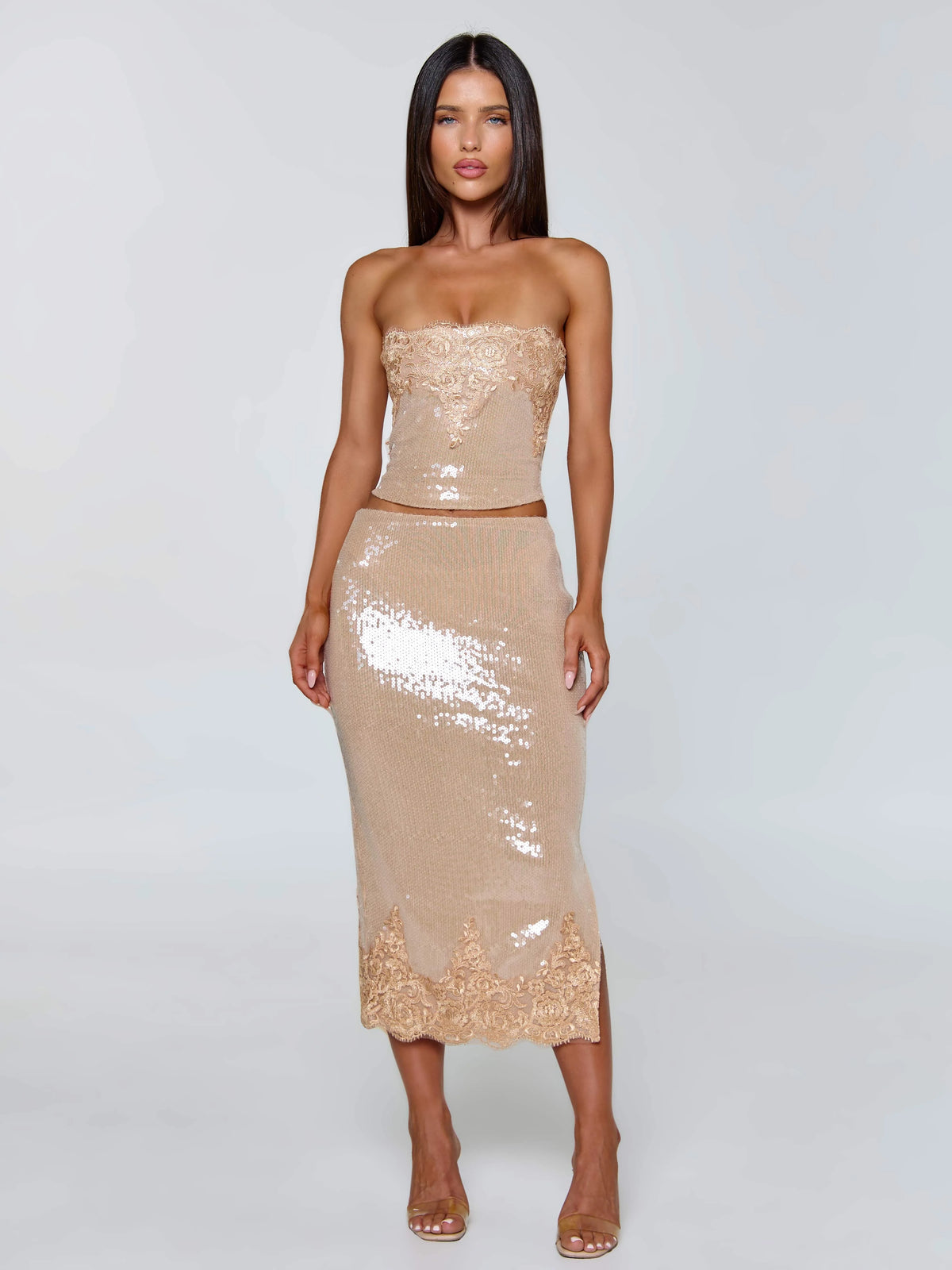 Saela-Midi-Skirt-Beige