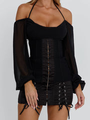 Dorelle-Mini-Dress-Black