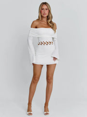 Sylvaine-Mini-Dress-White