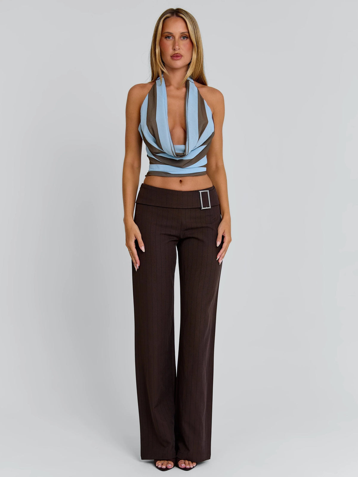 Elysa-Pant-Brown-Pinstripe