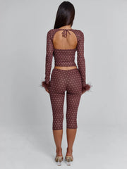 Mahria-Top-Brown-Polka-Dot