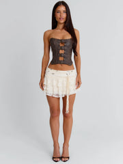 Briellie-Mini-Skirt-Ivory